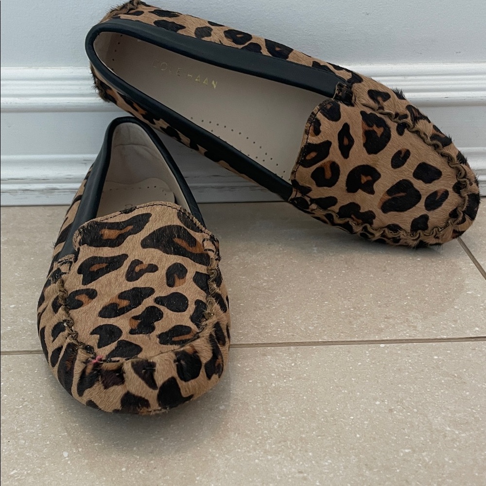 Cole Haan Leopard Print Women's Loafers size 6.5